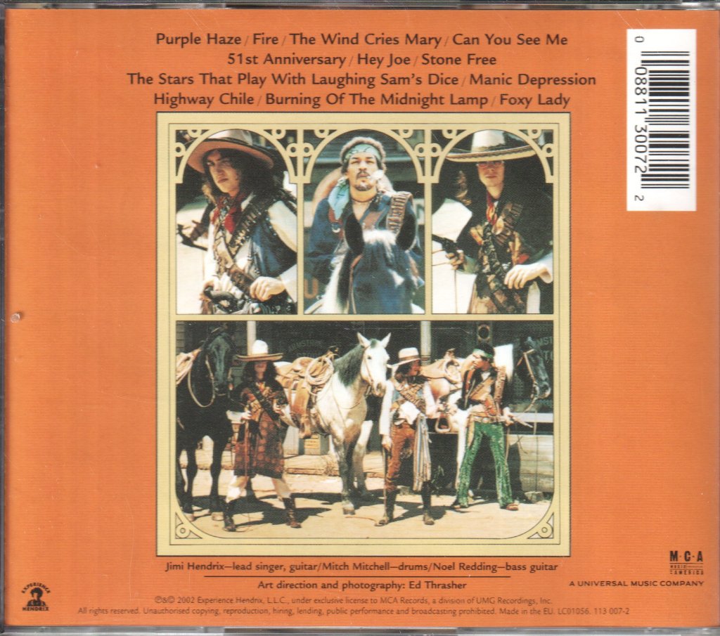Jimi Hendrix Experience - Smash Hits - Cd