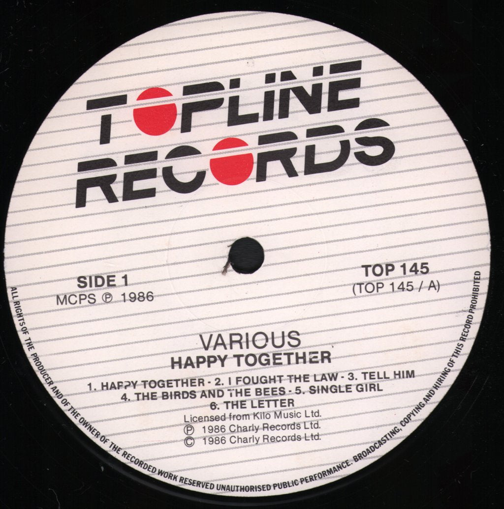 Various Artists - Happy Together - Lp
