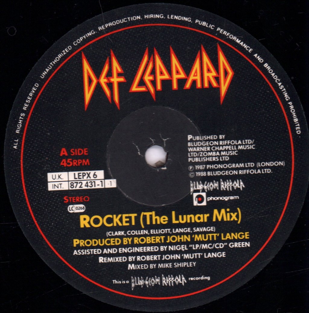 Def Leppard - Rocket - 12 Inch