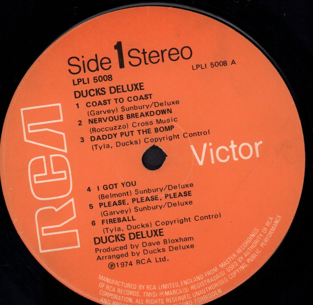 Ducks Deluxe - Ducks Deluxe - Lp
