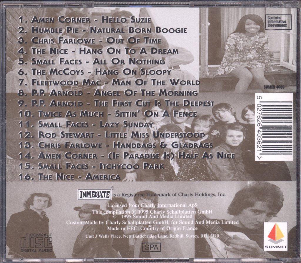 Various Artists - Immediate Collection - From The Era That Inspired Britpop - Cd