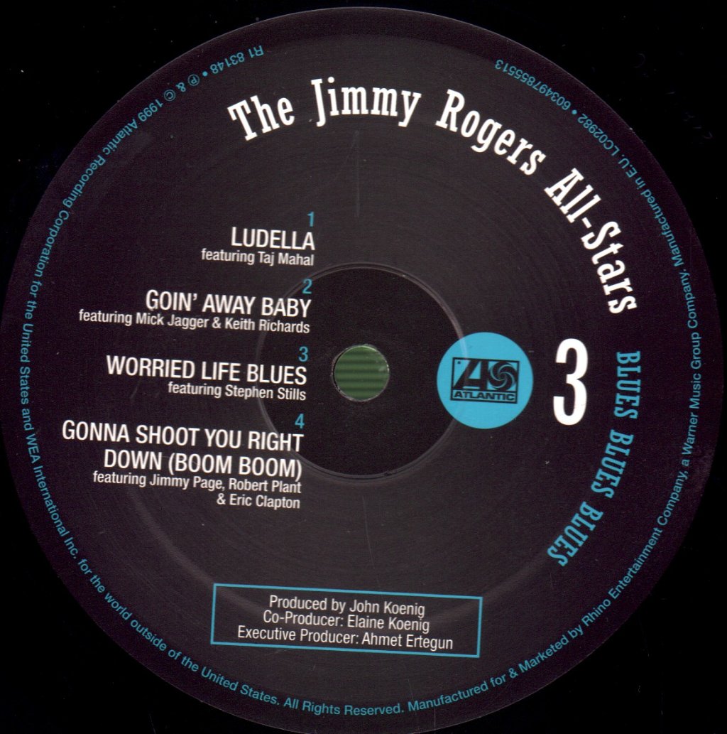 Jimmy Rogers All Stars - Blues Blues Blues - Lp