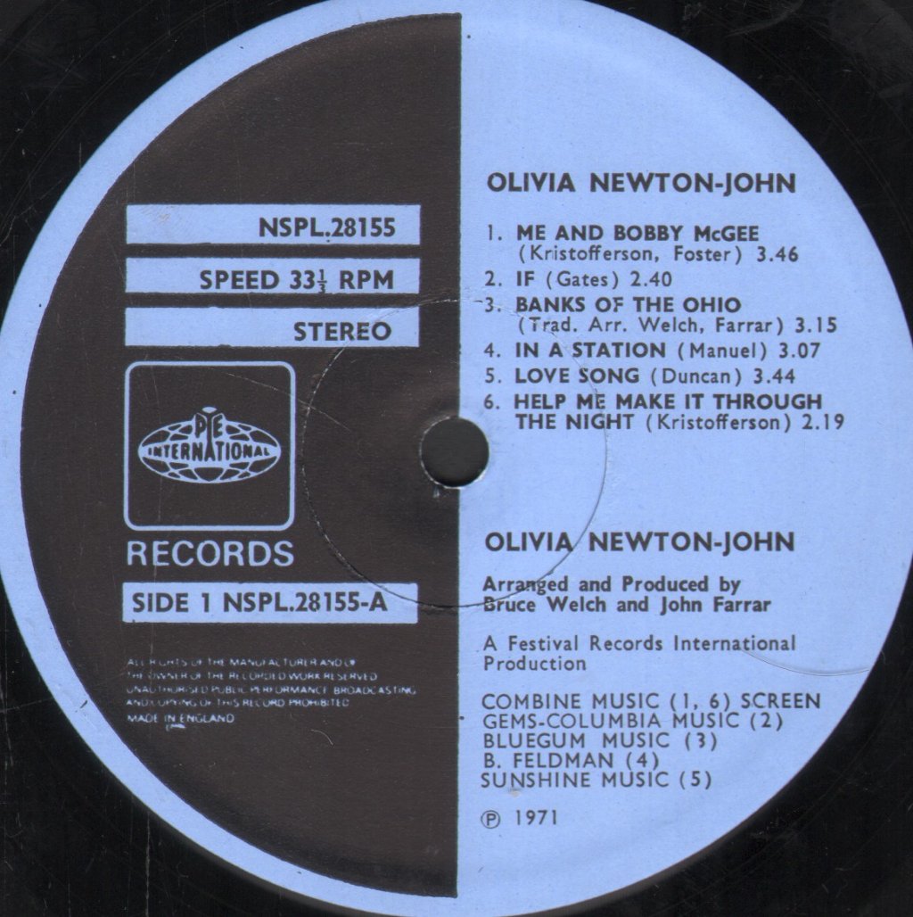 Olivia Newton John - Olivia Newton John - Lp