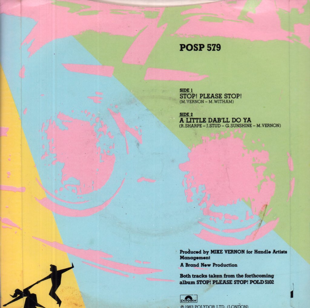 Rocky Sharpe And The Replays - Stop Please Stop - 7 Inch