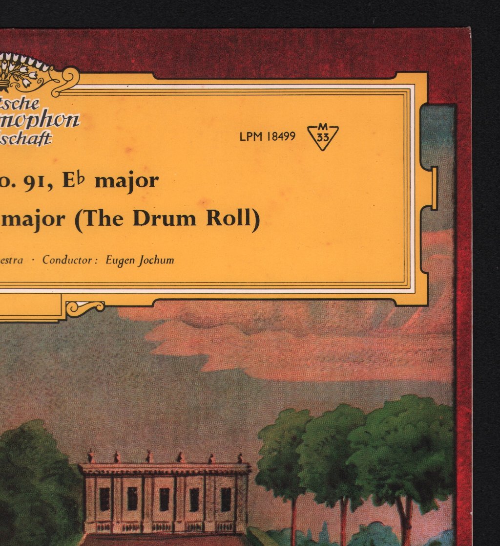 Eugen Jochum / Bavarian Radio Symphony Orchestra - Joseph Haydn - Symphony No. 91 Eb major  / Symphony No. 103 Es-dur (Mit Dem Paukenwirbel) - Lp