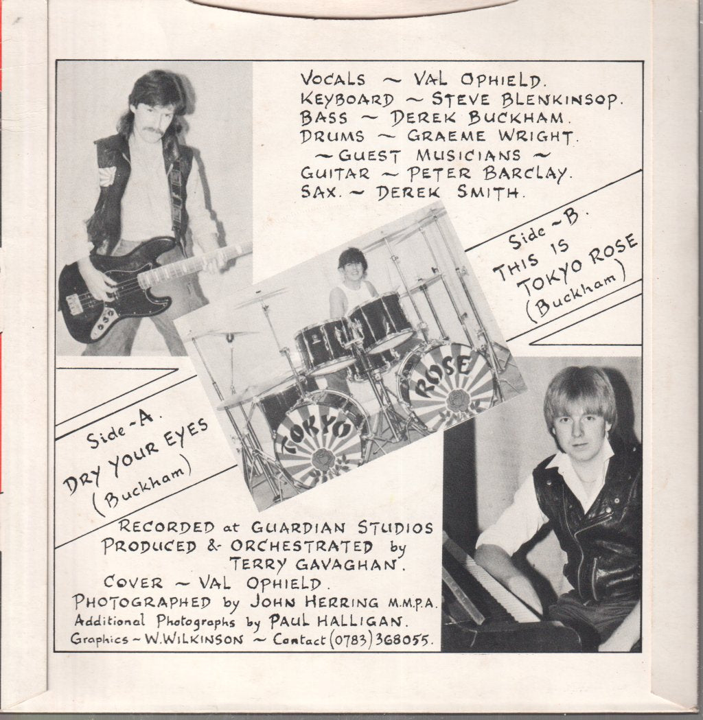 Tokyo Rose - Dry Your Eyes - 7 Inch