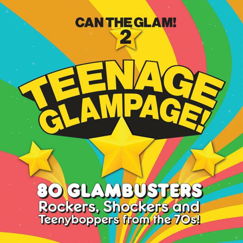 Various Artists - Teenage Glampage - Can the Glam 2 - 4cd Clamshell Box Set - Cd Box Set