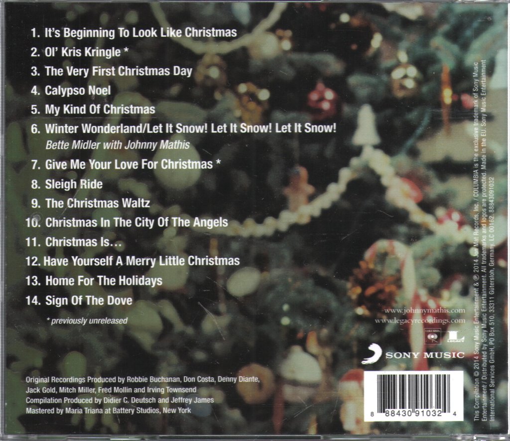 Johnny Mathis - Classic Christmas Album - Cd