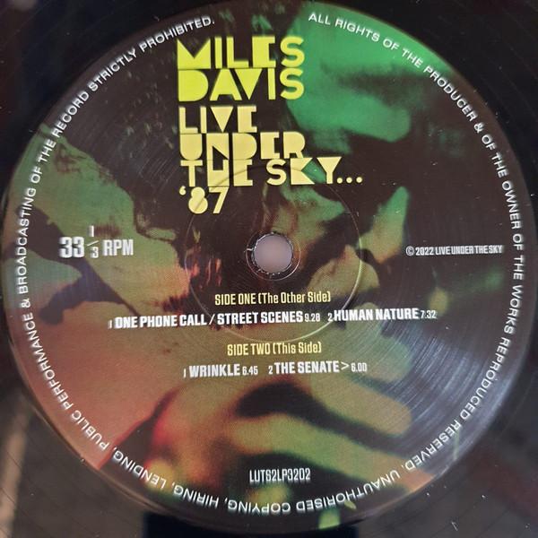 Miles Davis - Live Under The Sky '87 - Double Lp