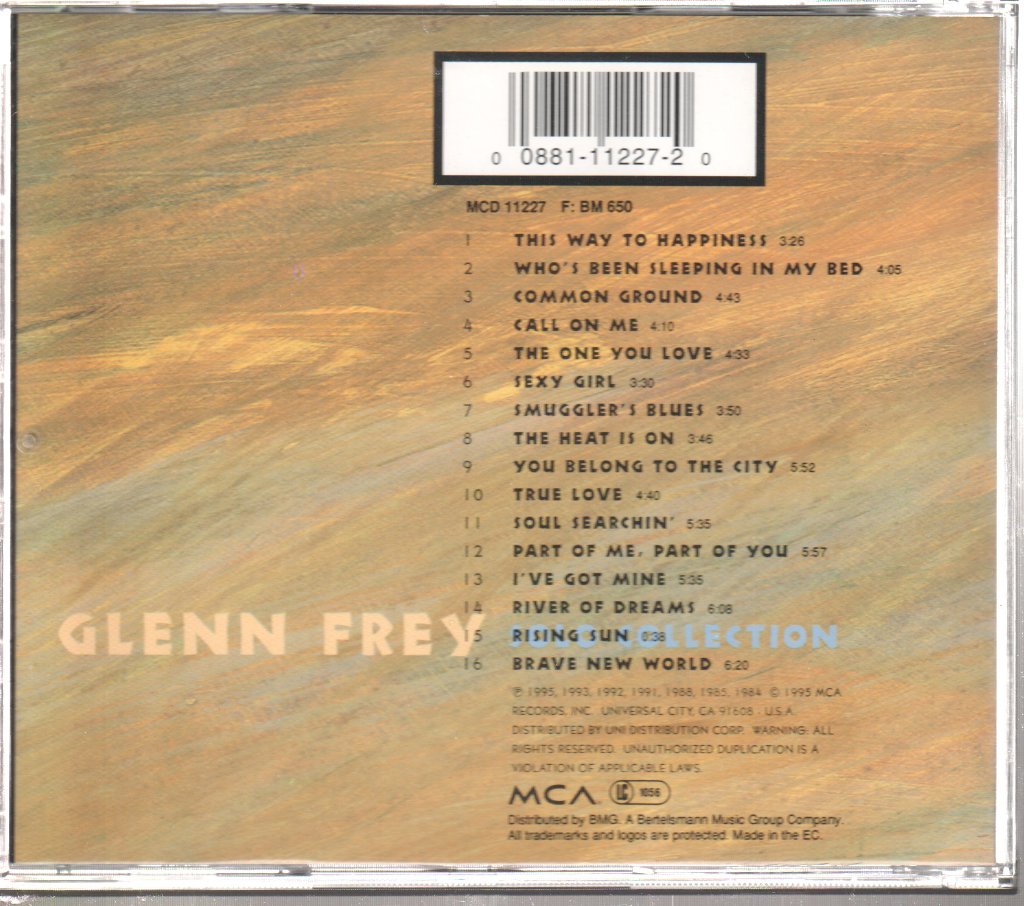 Glenn Frey - Solo Collection - Cd