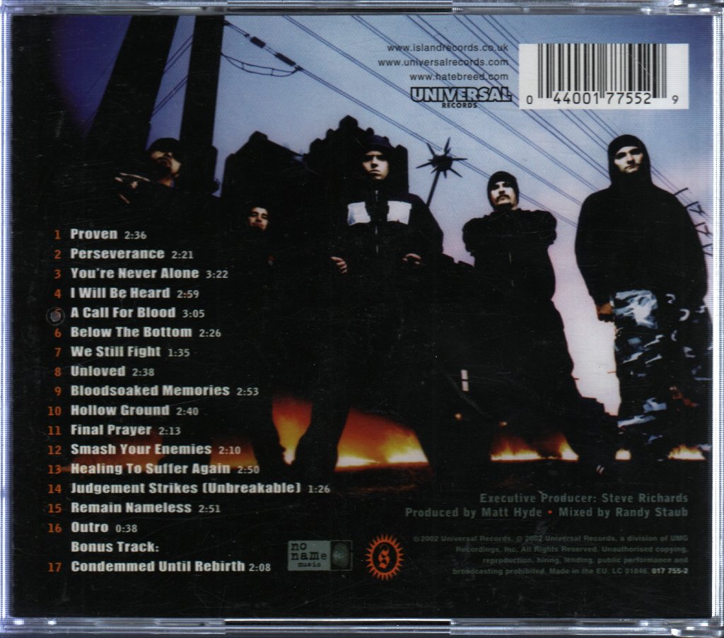 Hatebreed - Perseverance - Cd