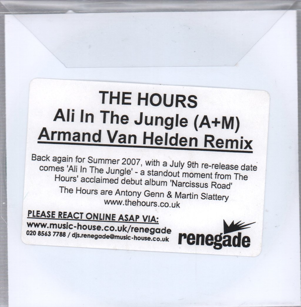 Hours - Ali In The Jungle - Cdr