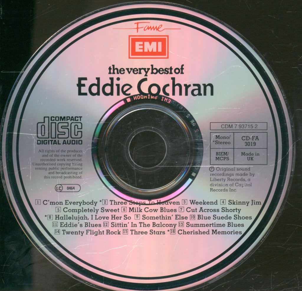 Eddie Cochran - Very Best of - Cd