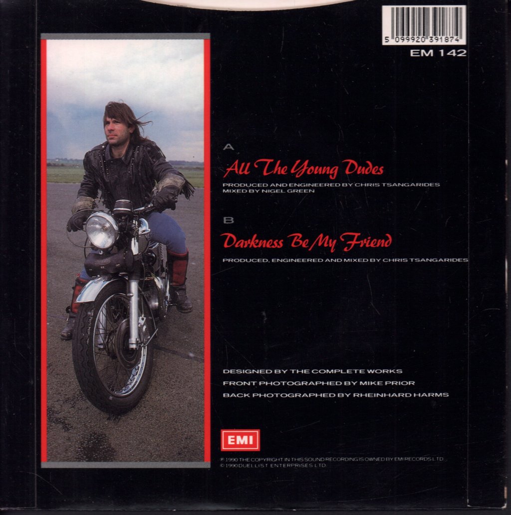Bruce Dickinson - All The Young Dudes - 7 Inch
