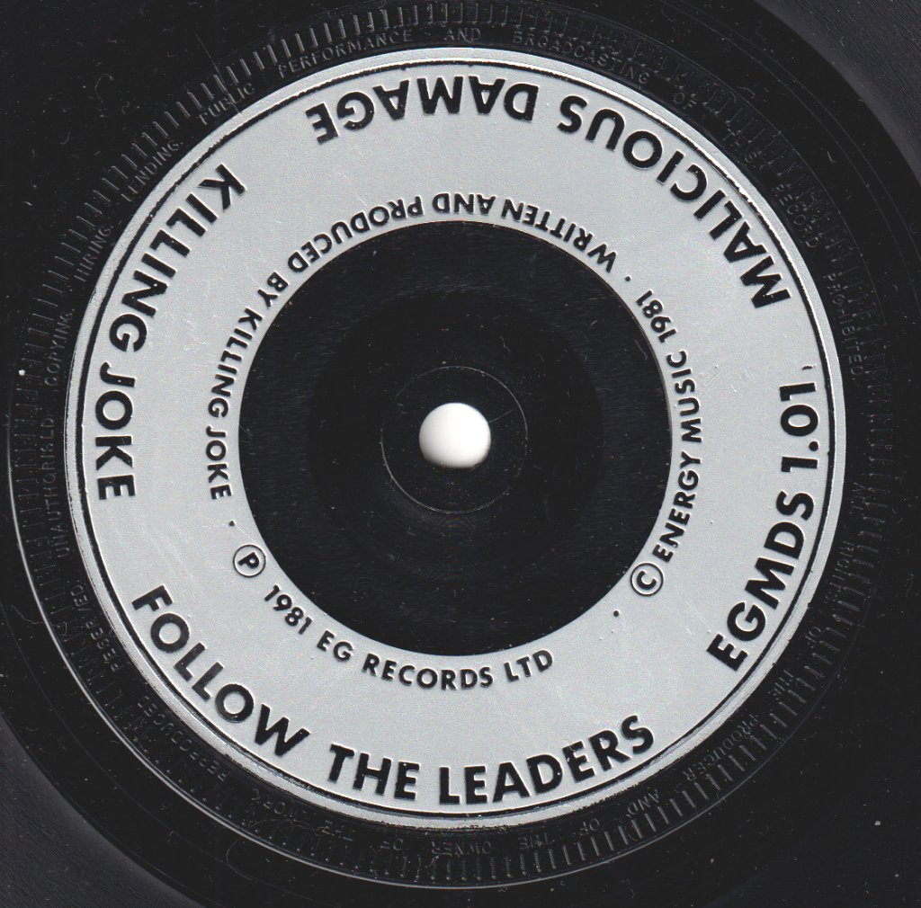 Killing Joke - Follow The Leaders - 7 Inch