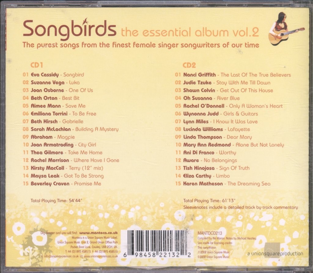 Various Artists - Songbirds : The Essential Album Vol. 2 - Double Cd