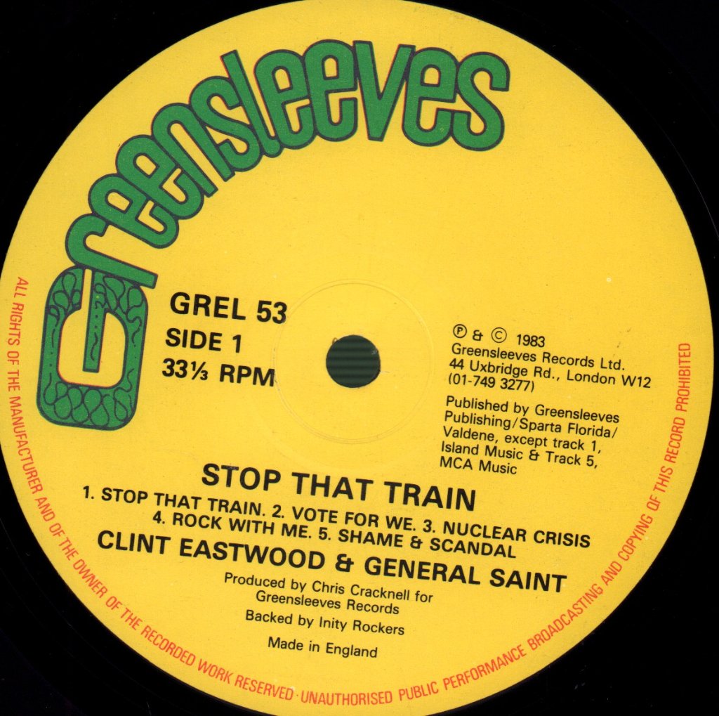 Clint Eastwood And General Saint - Stop That Train - Lp
