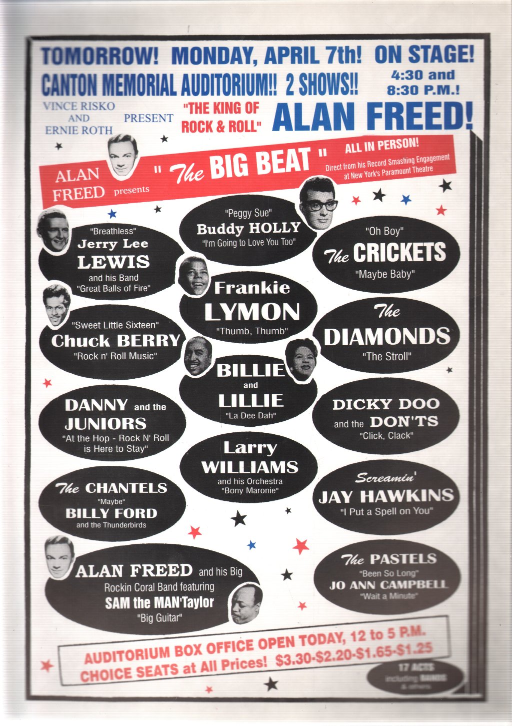 Various Artists - Canton Memorial Auditorium April 7th - Poster