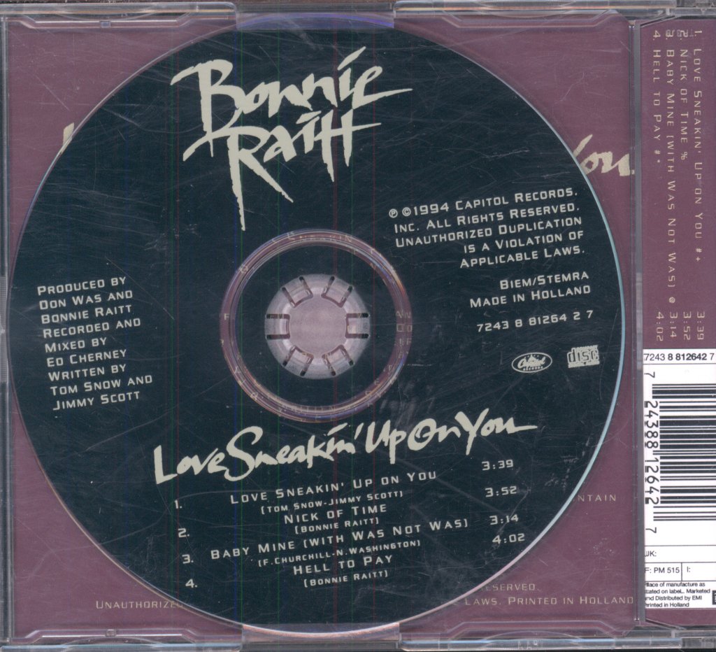 Bonnie Raitt - Love Sneakin' Up On You - Cd