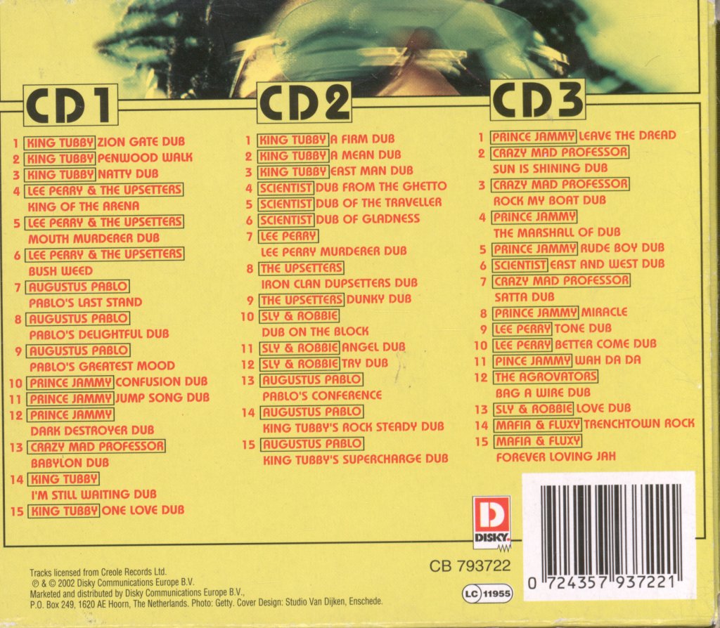Various Artists - Dub Reggae - Triple Cd