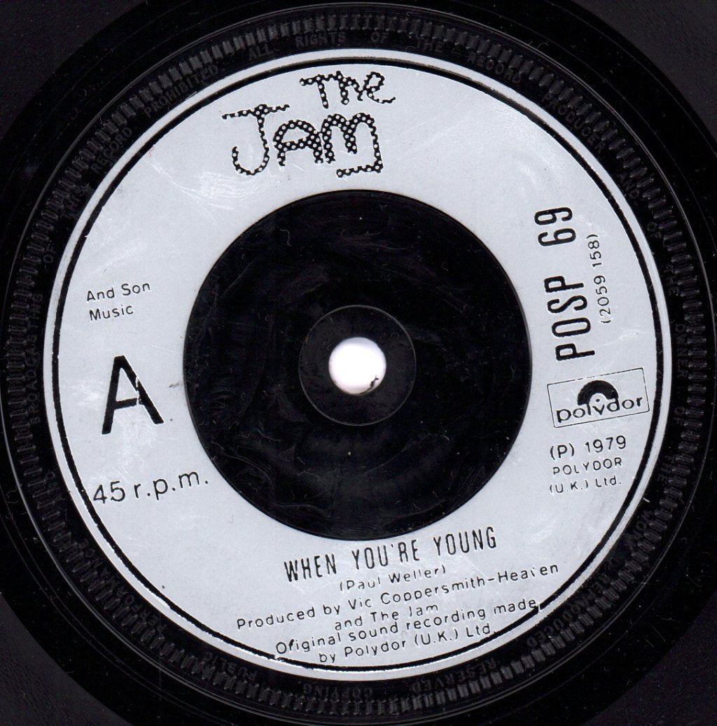 Jam - When You're Young - 7 Inch