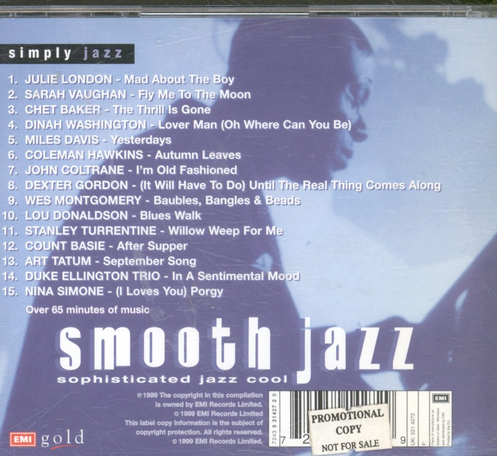 Various Artists - Smooth Jazz - Sophisticated Jazz Cool - Cd