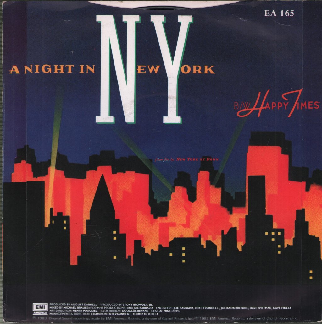 Elbow Bones And The Racketeers - A Night In New York - 7 Inch