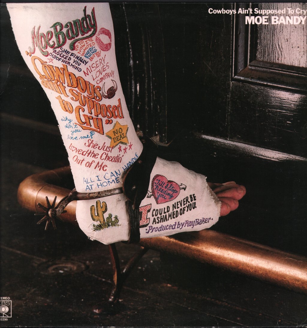 Moe Bandy - Cowboys Ain't Supposed To Cry - Lp
