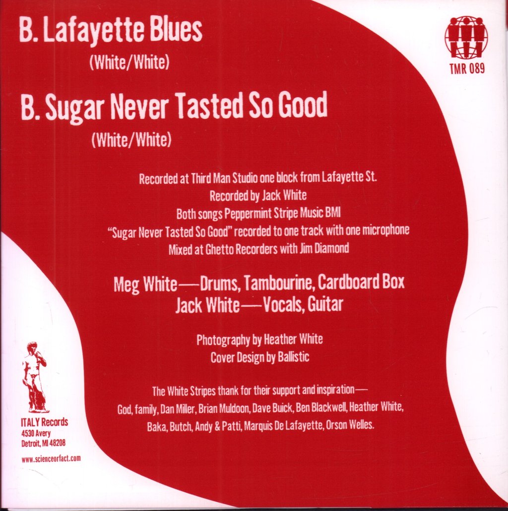 White Stripes - Lafayette Blues - 7 Inch