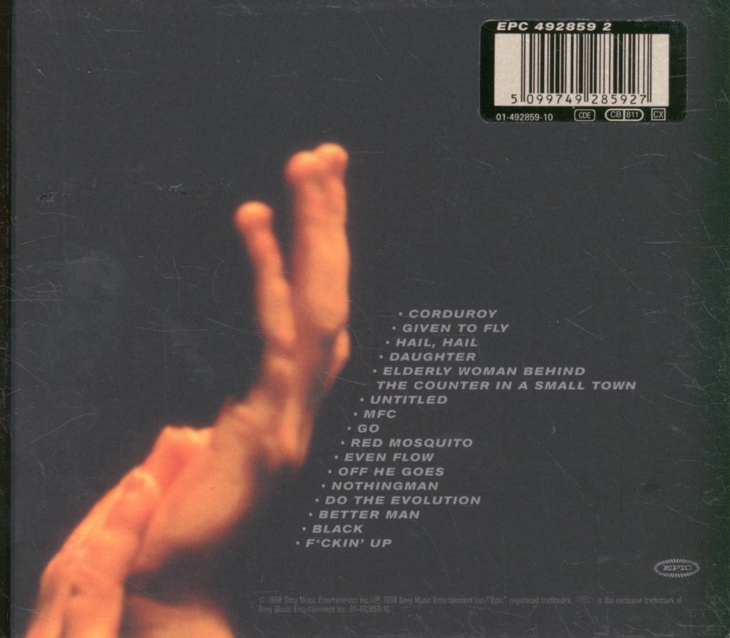 Pearl Jam - Live On Two Legs - Cd