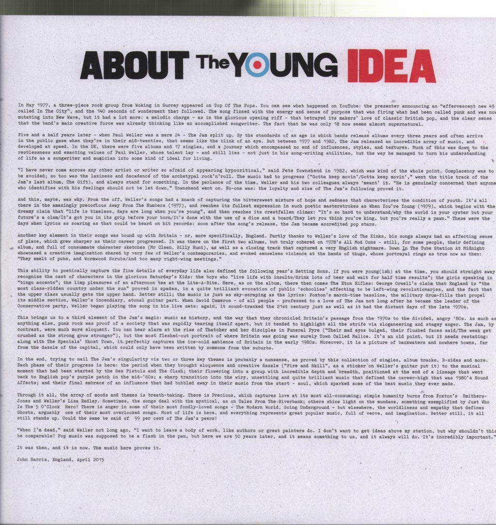 Jam - Jam - About The Young Idea: The Very Best Of' - Lp