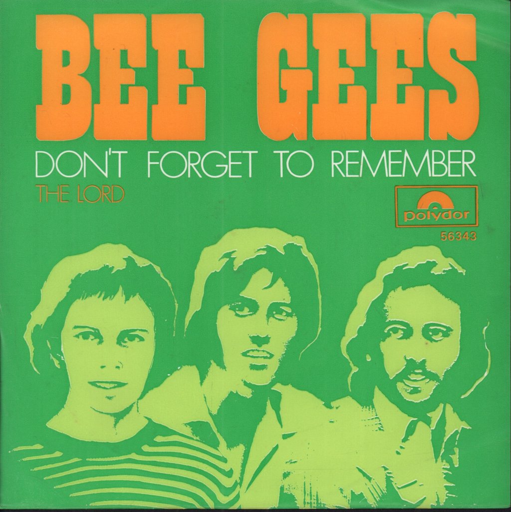 Bee Gees - Don't Forget To Remember - 7 Inch