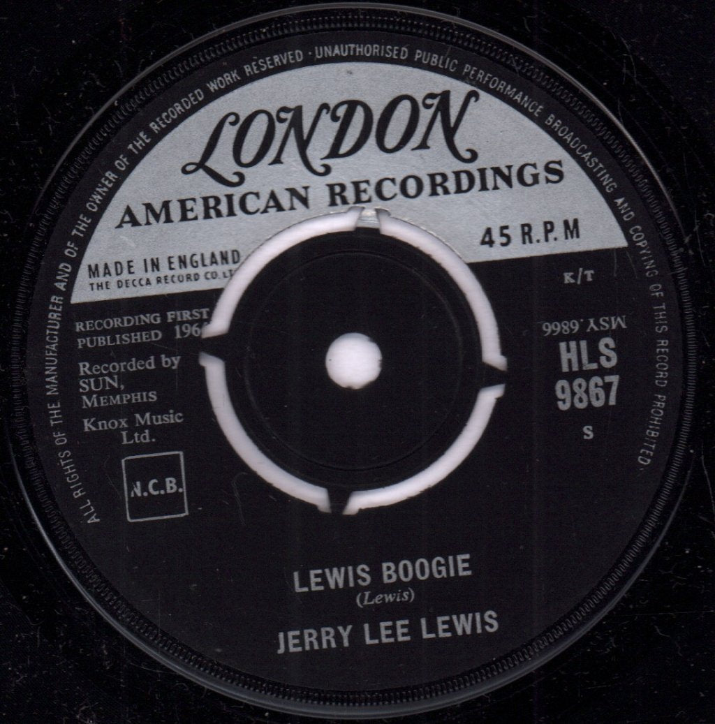 Jerry Lee Lewis - Lewis Boogie - 7 Inch