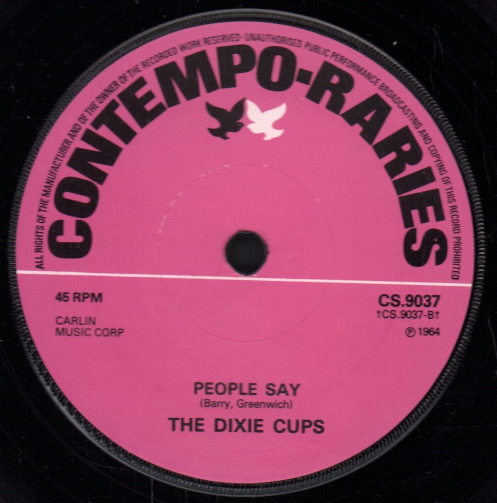 Dixie Cups - Chapel Of Love - 7 Inch