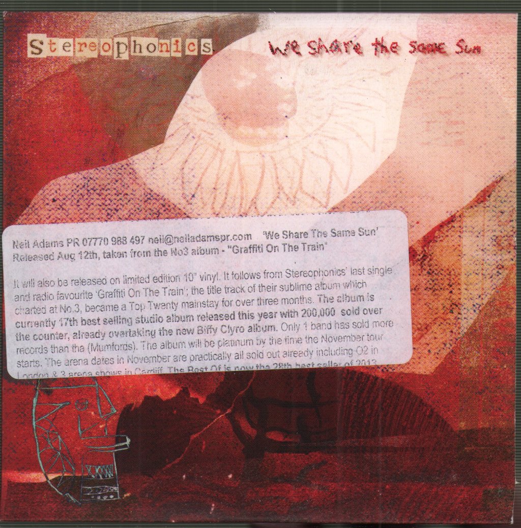 Stereophonics - We Share The Same Sun - Cd