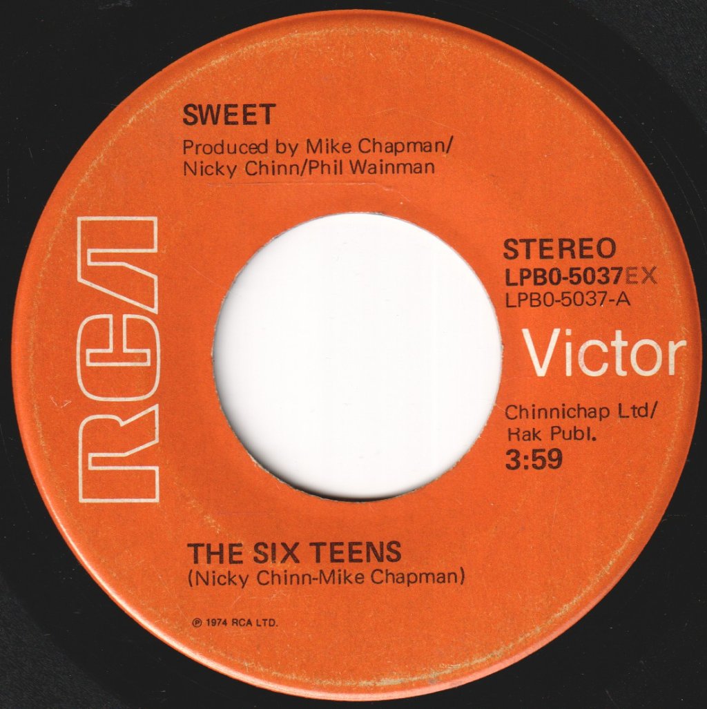 Sweet - Six Teens - 7 Inch