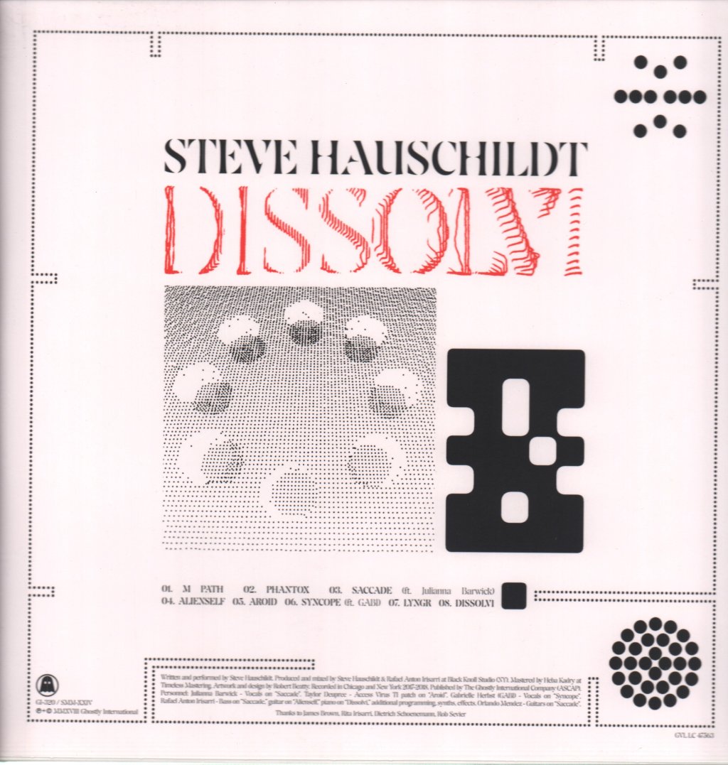 Steve Hauschildt - Dissolvi - Lp