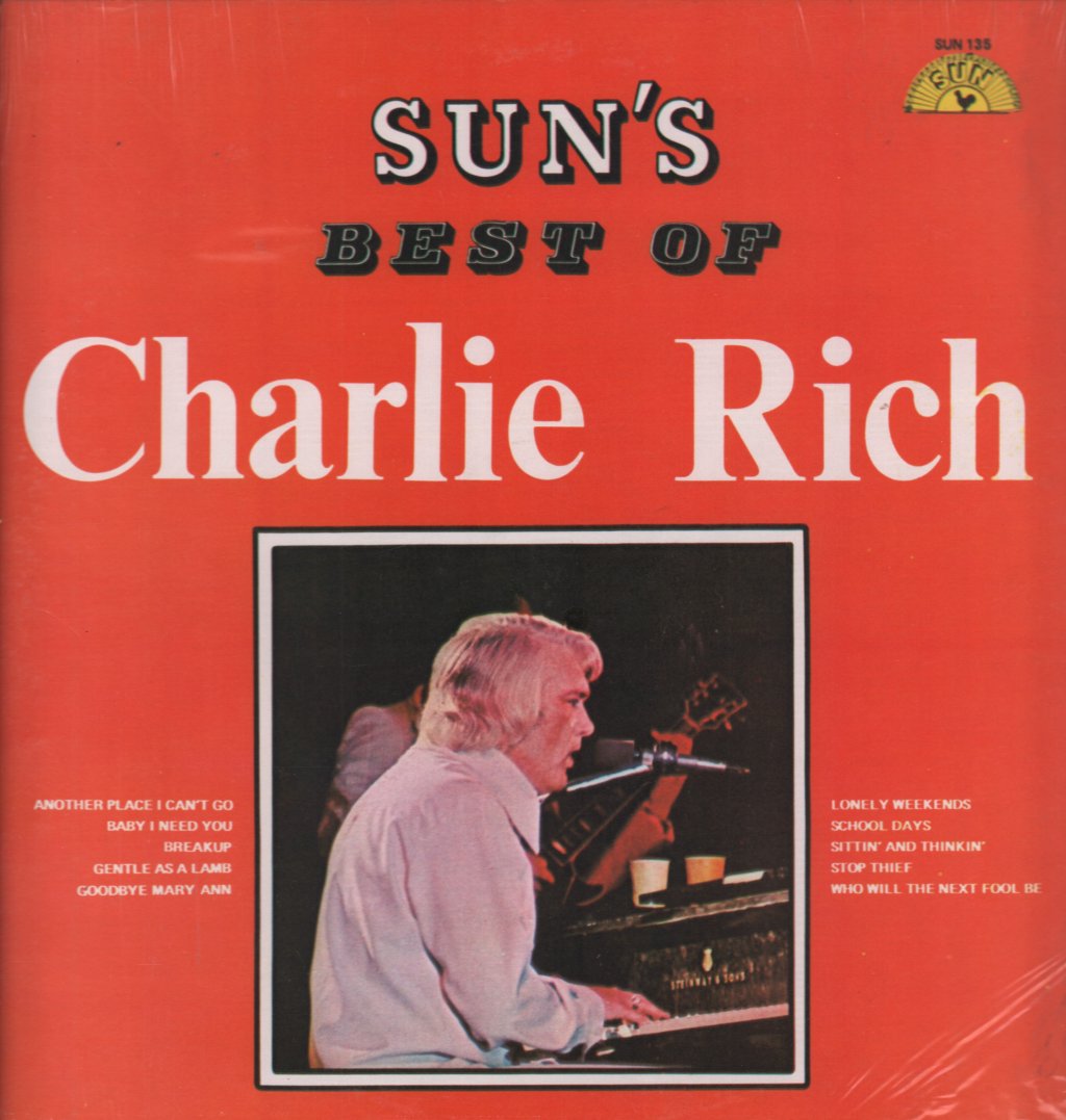 Charlie Rich - Sun's Best Of - Lp