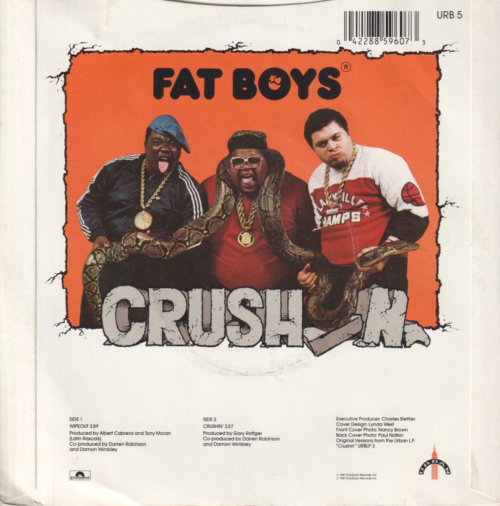 Fat Boys And The Beach Boys - Wipeout - 7 Inch