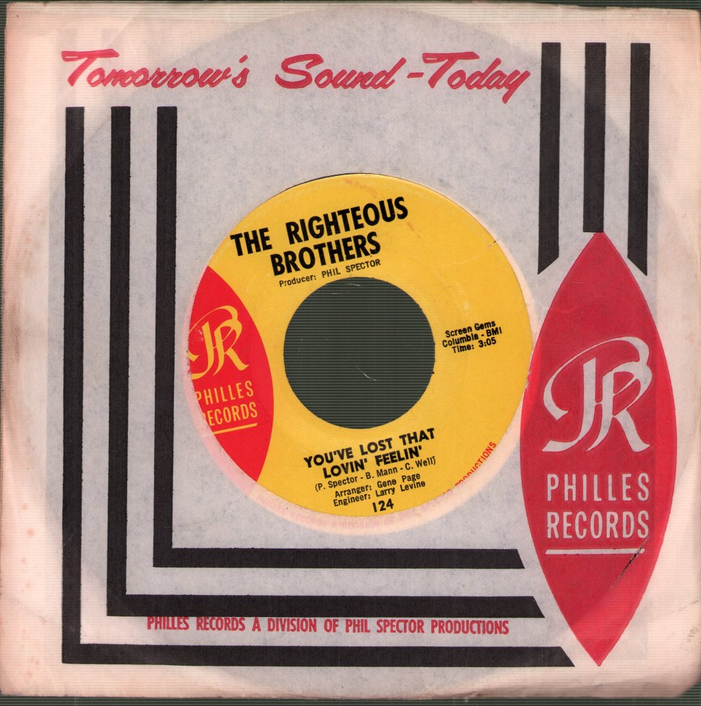 Righteous Brothers - You've Lost That Lovin' Feelin' - 7 Inch