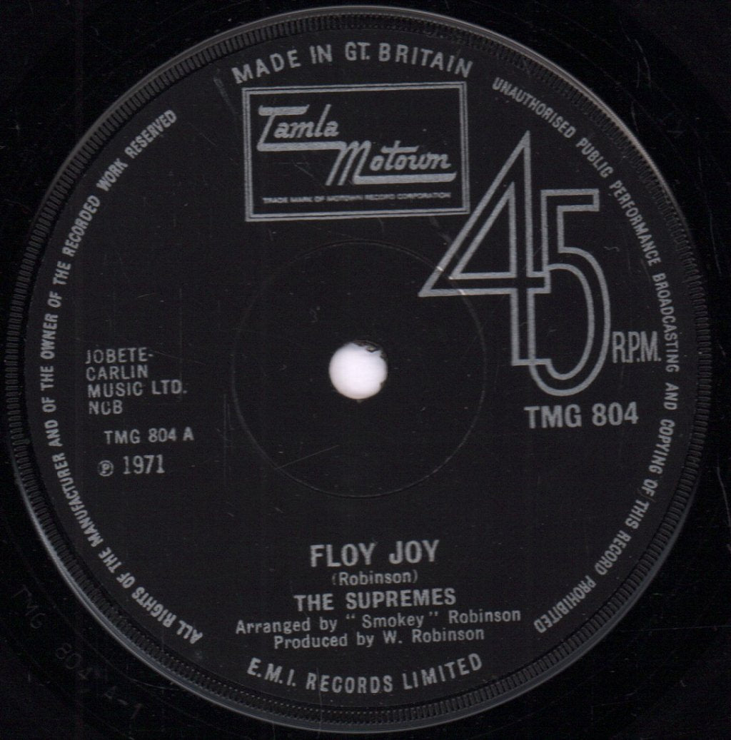Supremes - Floy Joy - 7 Inch