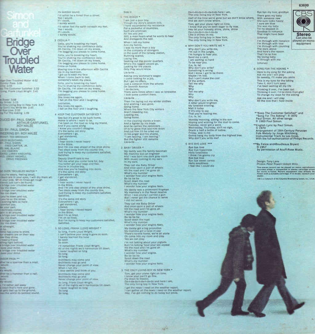 Simon And Garfunkel - Bridge Over Troubled Water - Lp
