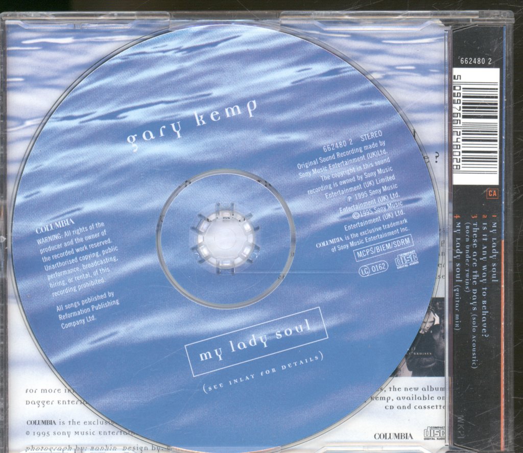 Gary Kemp - My Lady Soul - Cd