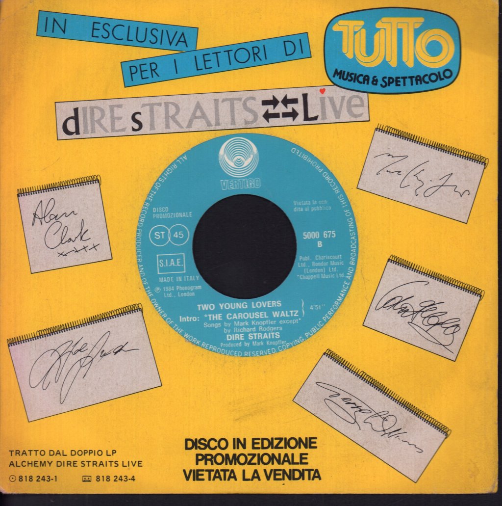 Dire Straits - Solid Rock - 7 Inch