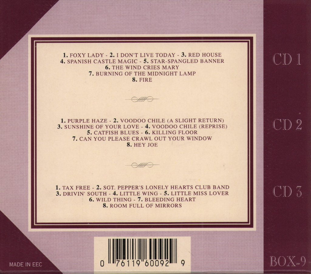 Jimi Hendrix - Anthology - Cd Set