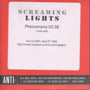 Screaming Lights - Phenomena - Cdr