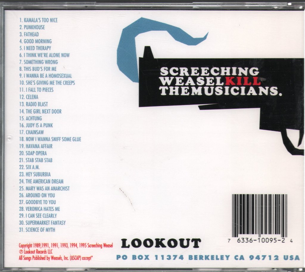 Screeching Weasel - Kill The Musicians - Cd