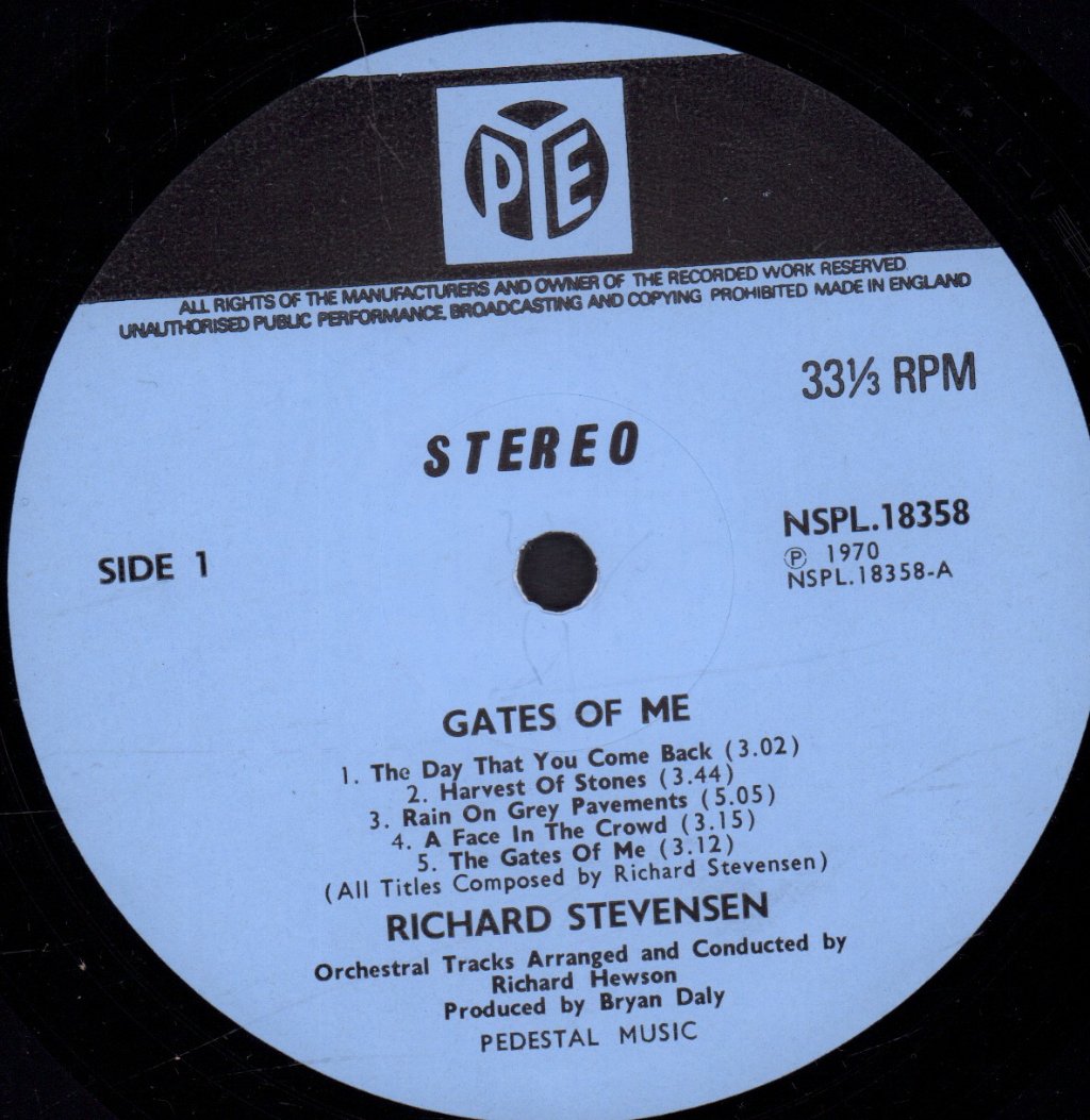 Richard Stevensen - Gates Of Me - Lp