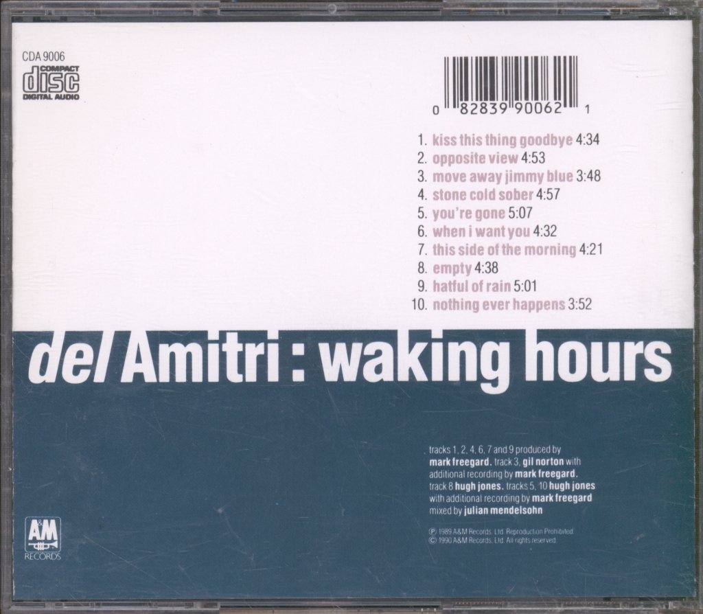 Del Amitri - Waking Hours - Cd