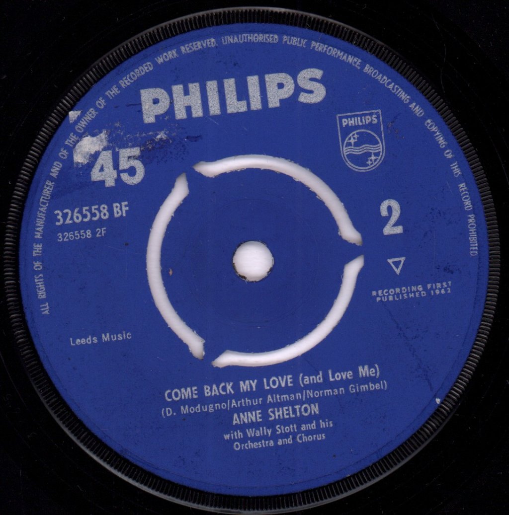 Anne Shelton - Tell Me Again In The Morning - 7 Inch